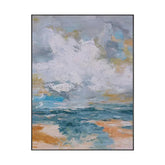 Serene Halo Over Azure Waves #CDFB00451