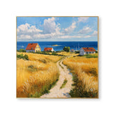 Serene Path to the Coastal Village #CDFB00150