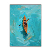 Serene Paddler on Azure Waves #CDFB00309