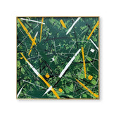 Emergent Chaos in Verdant Hues #CDFB00333