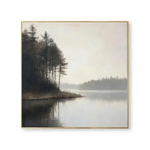 Tranquil Lakeside Reflection #CDFB00348