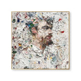 Abstract Gaze in Chromatic Whirl #CDFB00355