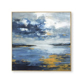 Azure Serenity with Golden Glow #CDFB00381