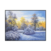 Snowy Serenity Bench #CDFB00485