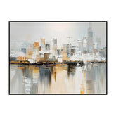 Serene Gridscape Reflection #CDFB00589