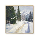 Snowy Serenade on Pine Road #