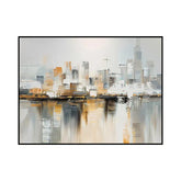 Serene Cityscape in Hues #CDFB00741
