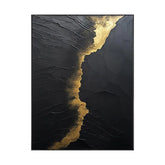 Golden Whispers on Black #CDFB00892