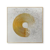 Golden Waves in White #CDFB00926