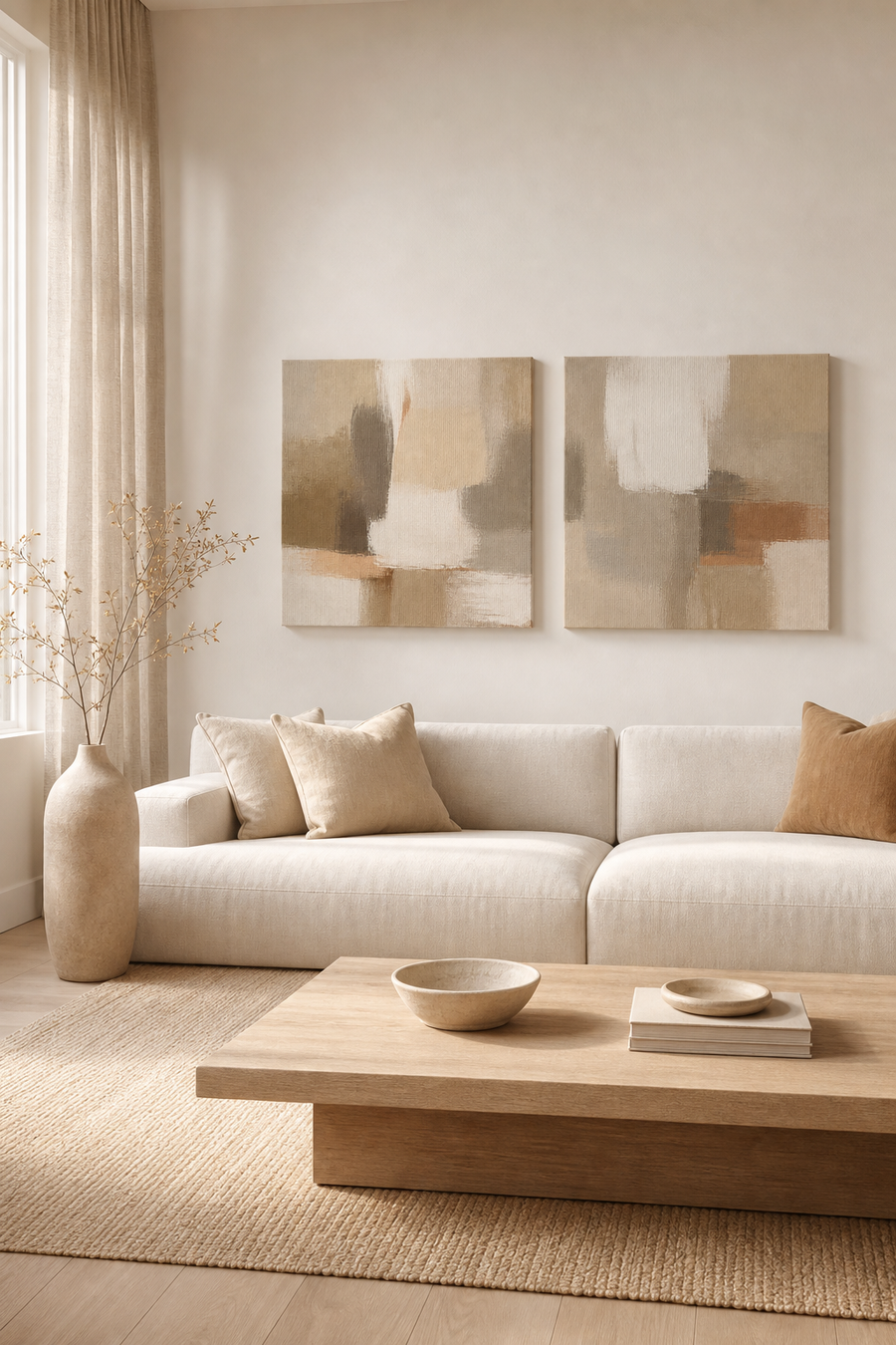 Abstract Painting Set of 2 #SP001