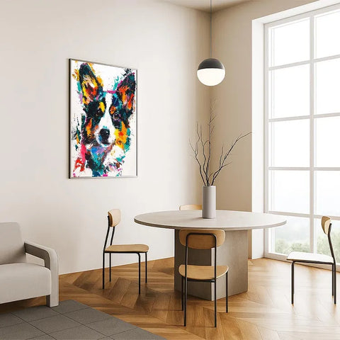 Colorful Corgi Chaos #CDFB00541