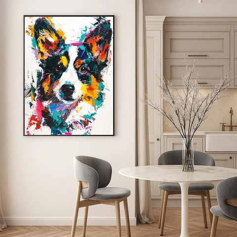 Colorful Corgi Chaos #CDFB00541