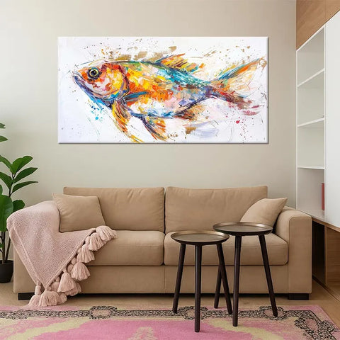 Vibrant Chaos: The Dancing Fish #CDFB00306