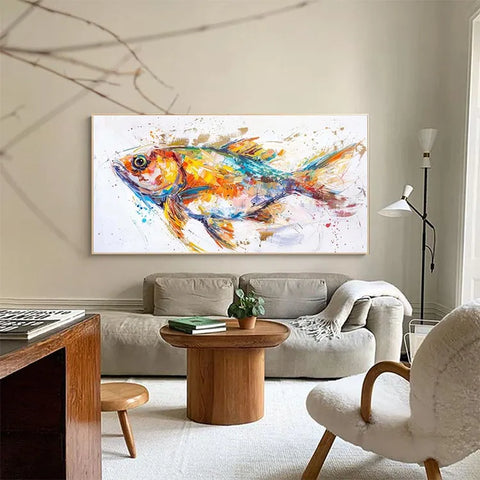 Vibrant Chaos: The Dancing Fish #CDFB00306