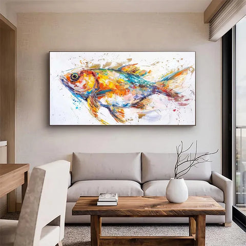 Vibrant Chaos: The Dancing Fish #CDFB00306