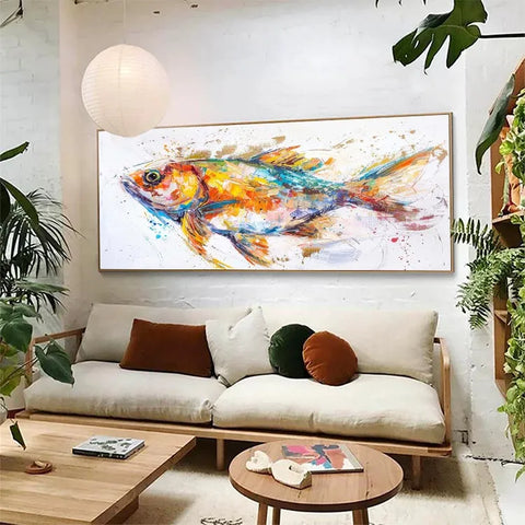 Vibrant Chaos: The Dancing Fish #CDFB00306