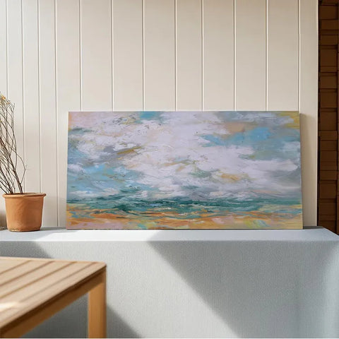 Serene Wave in Pastel Hues #CDFB00084