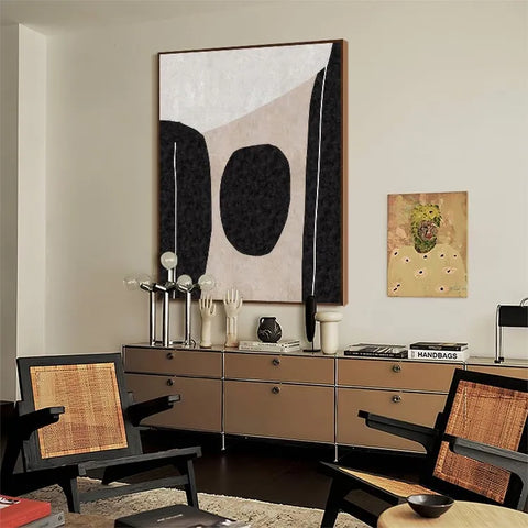 Ethereal Circles on Beige #CDFB00647