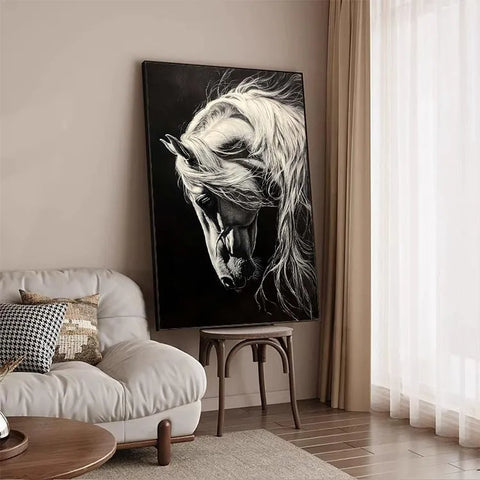 Serene Stallion in Shadows #CDFB00516