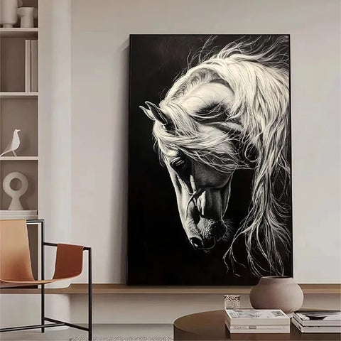 Serene Stallion in Shadows #CDFB00516