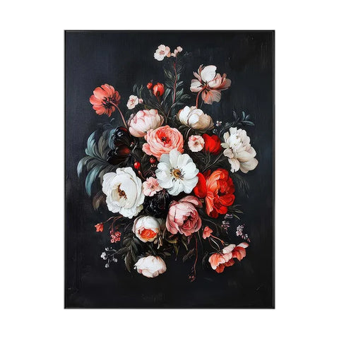 Blossom Serenade on Black #CDFB00207