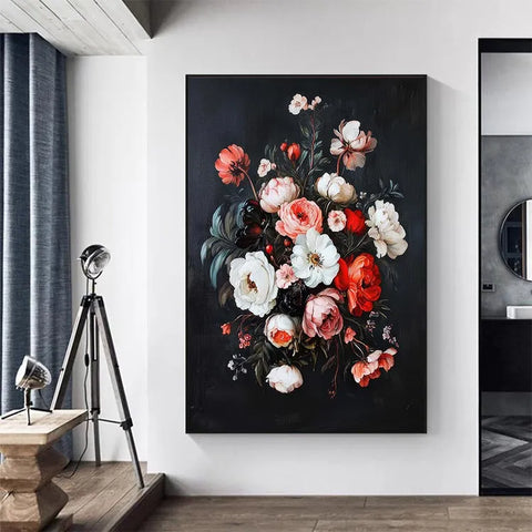 Blossom Serenade on Black #CDFB00207