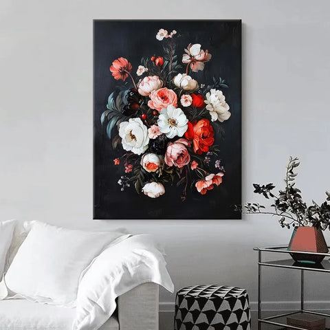 Blossom Serenade on Black #CDFB00207