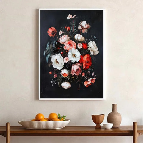 Blossom Serenade on Black #CDFB00207