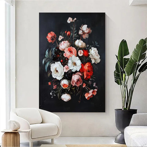 Blossom Serenade on Black #CDFB00207