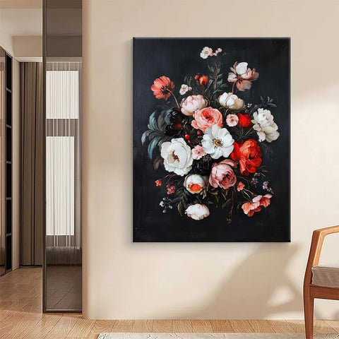 Blossom Serenade on Black #CDFB00207