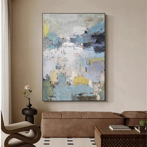 Chaotic Harmony in Blue and Gold #CDFB00047