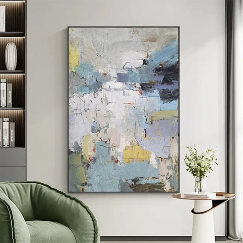 Chaotic Harmony in Blue and Gold #CDFB00047