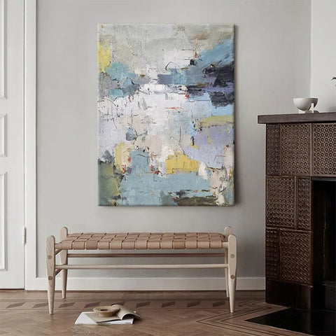 Chaotic Harmony in Blue and Gold #CDFB00047