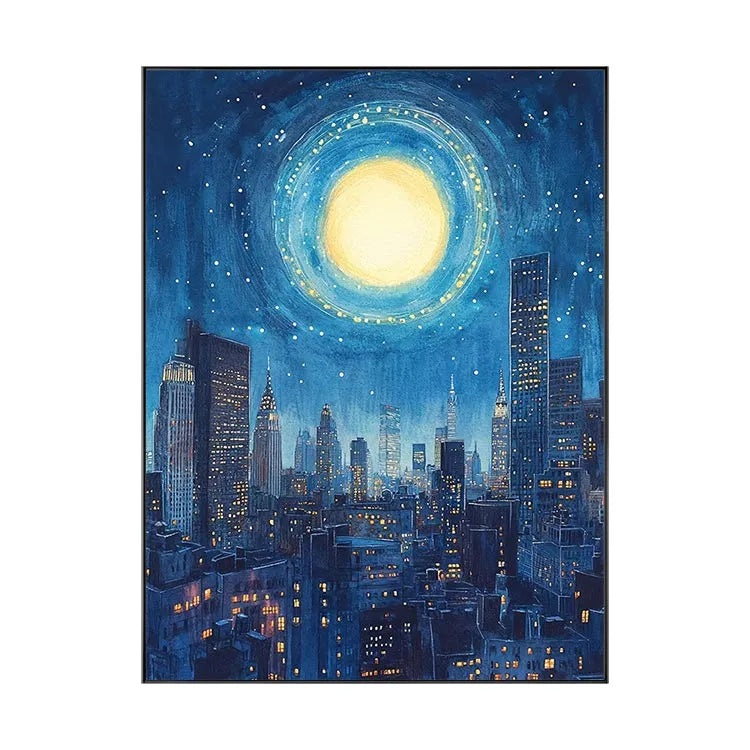 Starlit Metropolis Serenity #CDFB00597