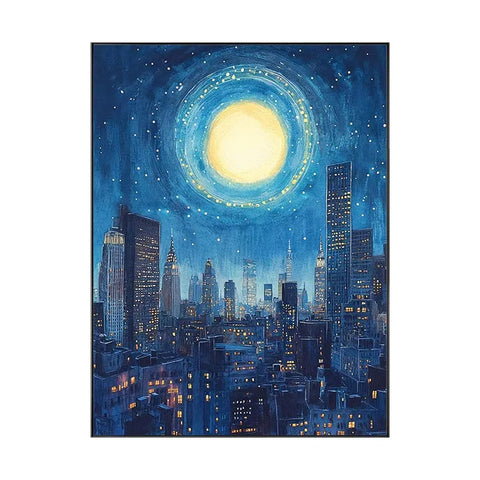 Starlit Metropolis Serenity #CDFB00597