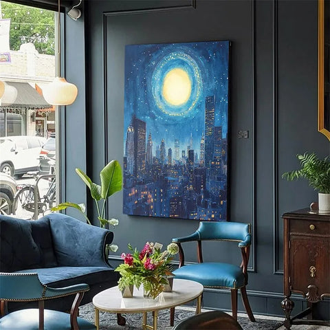 Starlit Metropolis Serenity #CDFB00597