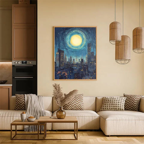 Starlit Metropolis Serenity #CDFB00597