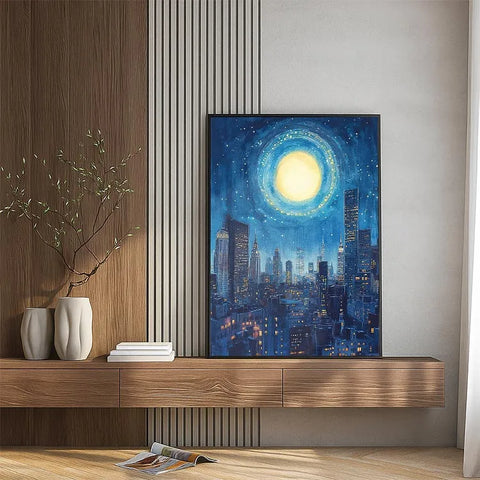 Starlit Metropolis Serenity #CDFB00597