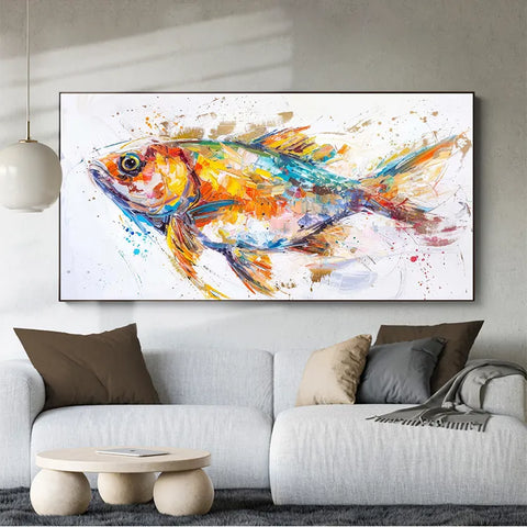 Vibrant Chaos: The Dancing Fish #CDFB00537