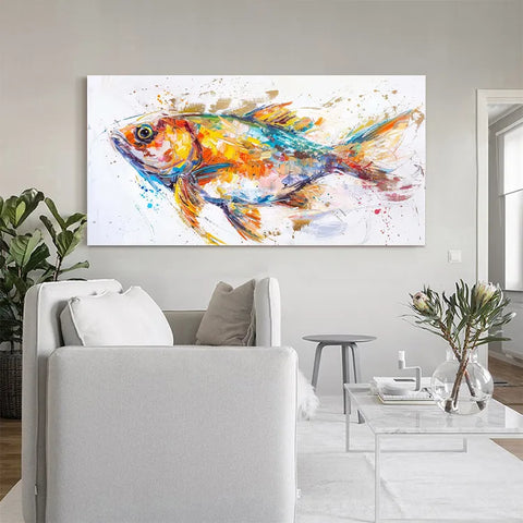 Vibrant Chaos: The Dancing Fish #CDFB00537