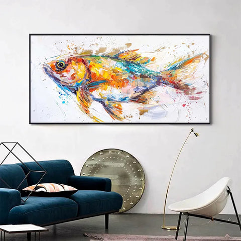 Vibrant Chaos: The Dancing Fish #CDFB00537