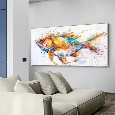 Vibrant Chaos: The Dancing Fish #CDFB00537