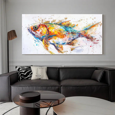 Vibrant Chaos: The Dancing Fish #CDFB00537