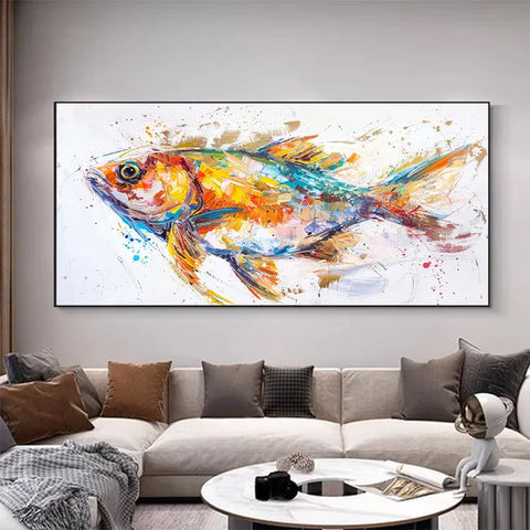 Vibrant Chaos: The Dancing Fish #CDFB00537