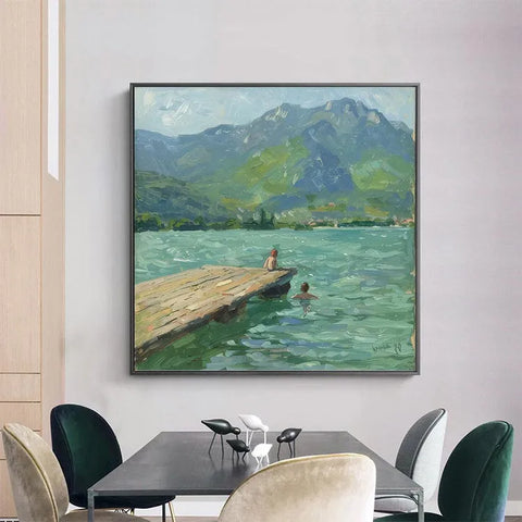 Tranquil Pier Reflections #CDFB00431