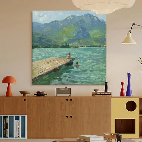 Tranquil Pier Reflections #CDFB00431