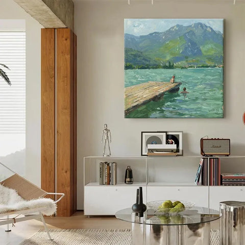 Tranquil Pier Reflections #CDFB00431