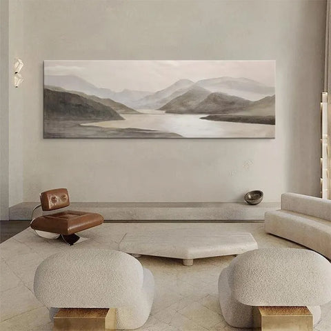 Misty Peaks Reflected #CDFB00943