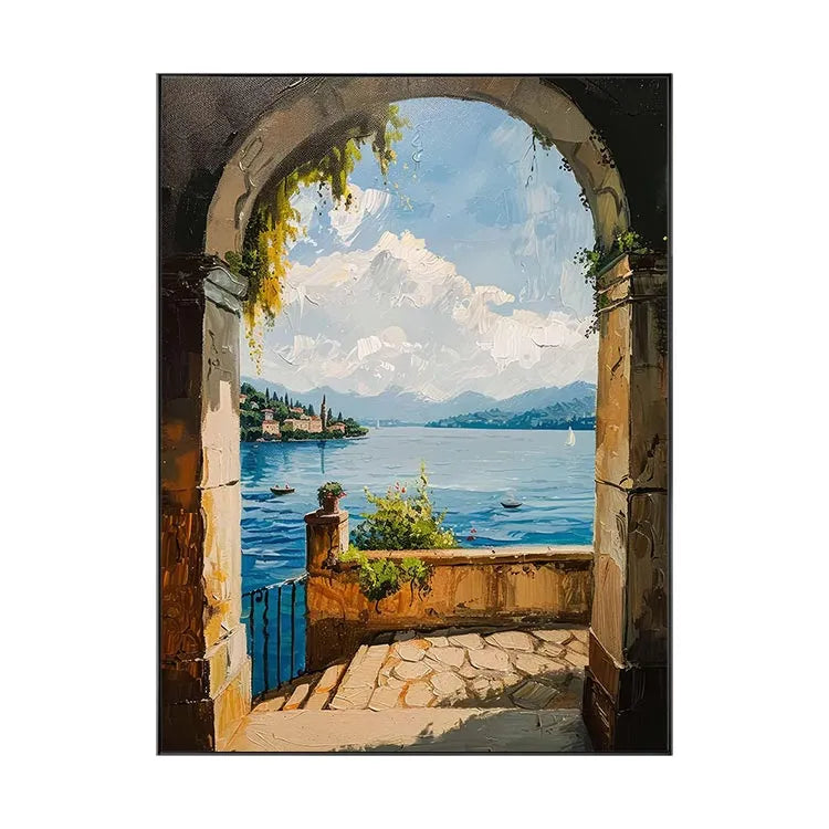 Serene Archway to the Azure Horizon #CDFB00234