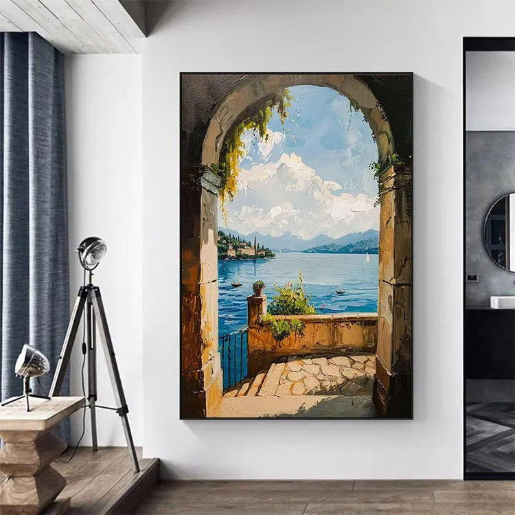 Serene Archway to the Azure Horizon #CDFB00234